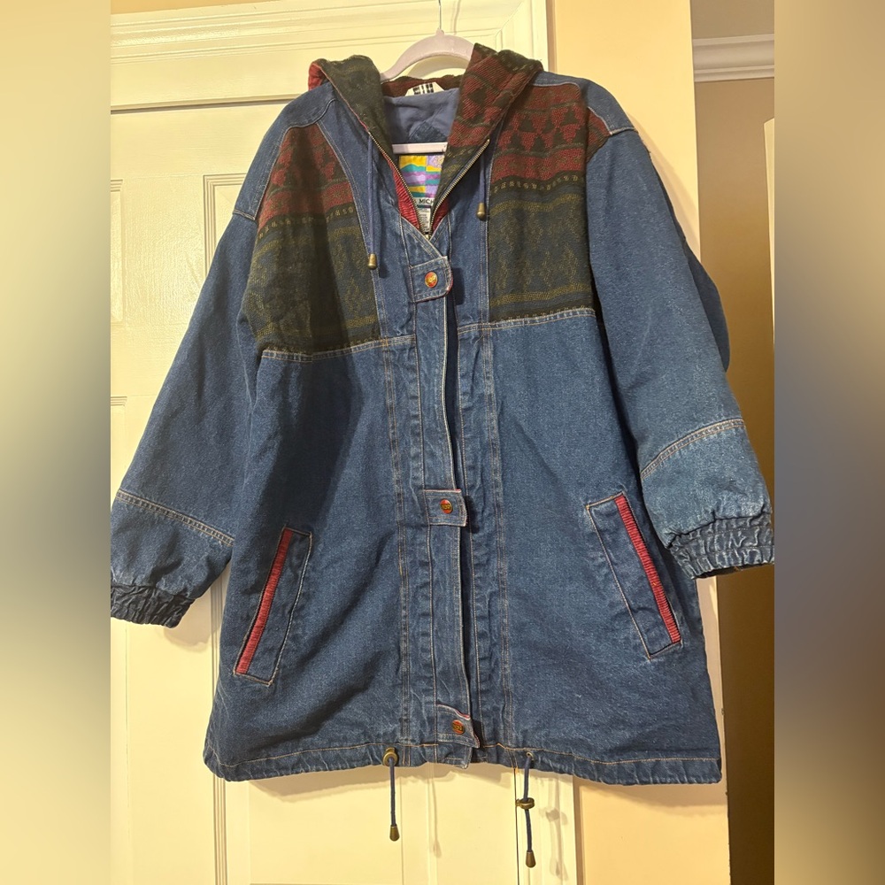 Julia Michaels 90s denim jacket